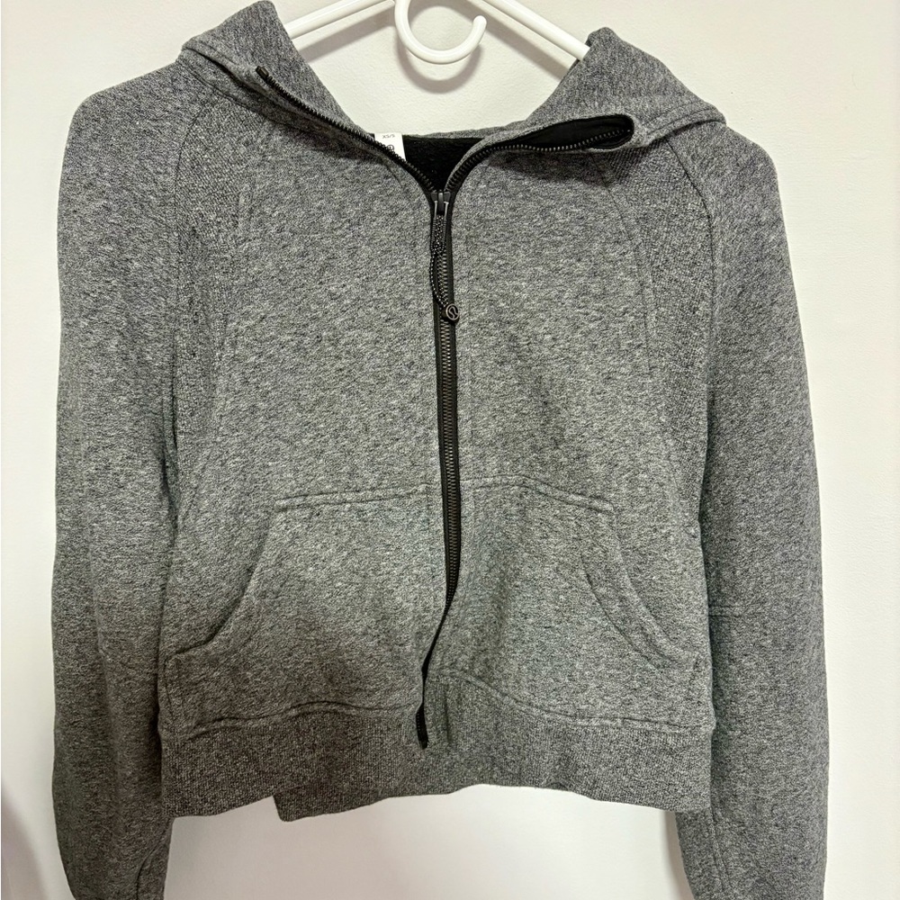 Lululemon Heather Gray Zip-Up Jacket